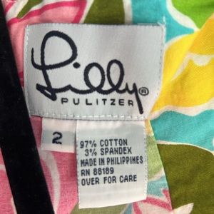 Lilly Pulitzer Skort - White Tag - Size 2 - Beach Umbrella - VGUC